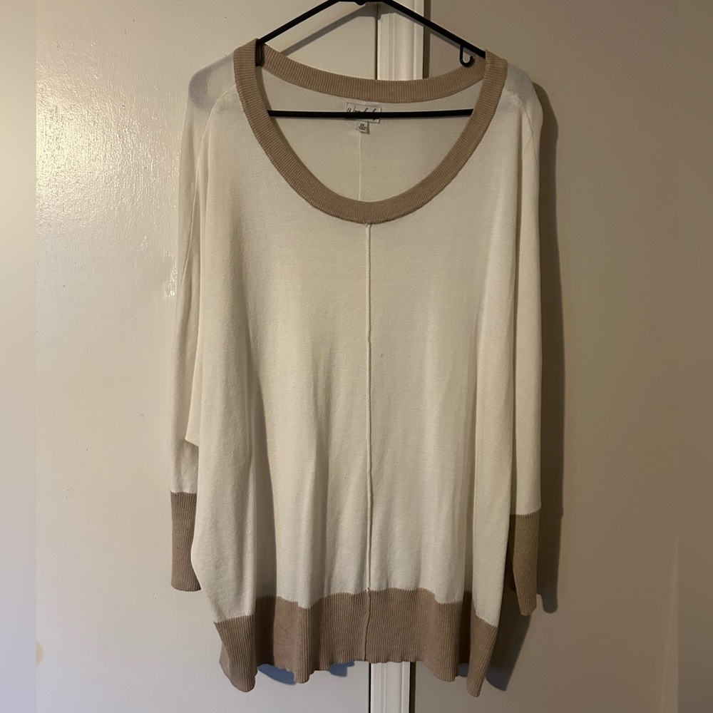 Wonderly two-tone sweater